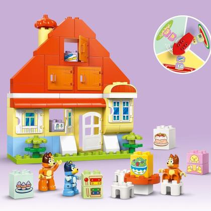 Imagem de Lego Duplo Casa da Familia da Bluey c/ Jogo da Memoria 10459