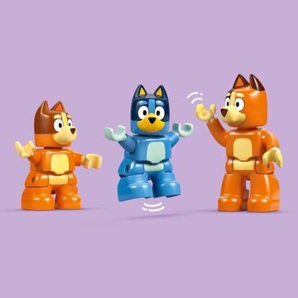 Imagem de Lego Duplo Casa da Familia da Bluey c/ Jogo da Memoria 10459