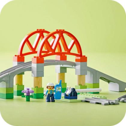 Imagem de Lego DUPLO Conjunto de Expansão de Ponte e Trilhos de Trem 10426