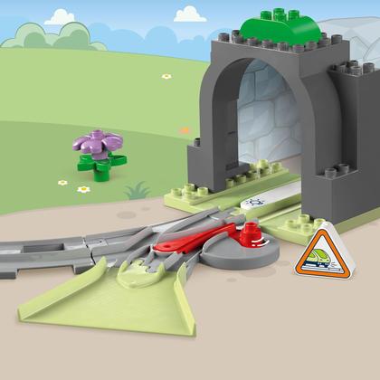 Imagem de LEGO DUPLO - Conjunto de Expansão de Túnel e Trilhos de Trem 10425
