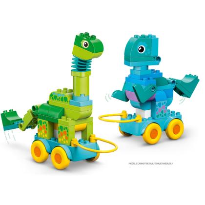 Imagem de LEGO DUPLO - Dinossauros 3 em 1 sobre rodas