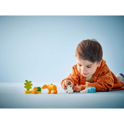Imagem de Lego Duplo Familia Pinguins e Leões 10442 com 10pcs