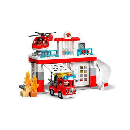 Imagem de Lego duplo fire station & helicopter 117 peças (10970)