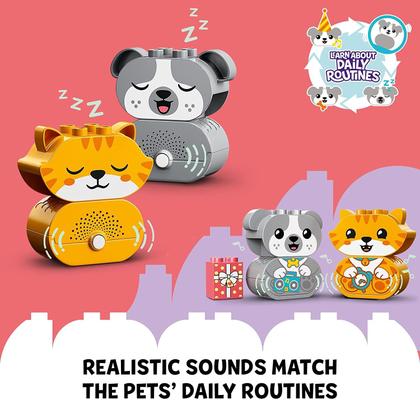 Imagem de LEGO Duplo - Meu Primeiro Cachorrinho e Gatinho Com Sons 10977