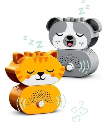 Imagem de Lego Duplo Meu Primeiro Cachorrinho e Gatinho com Sons - 10977