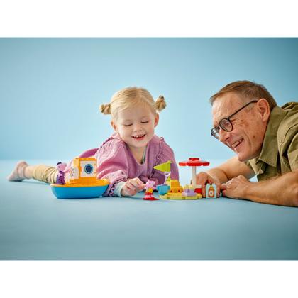 Imagem de Lego Duplo Viagem de Barco Peppa Pig 10432 com 23pcs