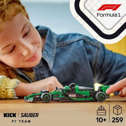 Imagem de Lego Formula 1 Speed Champions Modelo 77247 Carro de Corrida KICK Sauber F1 Team C44