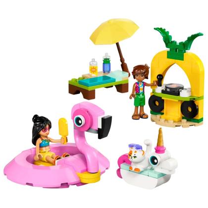 Imagem de Lego Friends Festa na Piscina com Unicórnio e Flamingo 42658