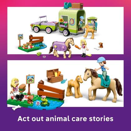 Imagem de LEGO Friends - Reboque para Cavalo e Potro 42695