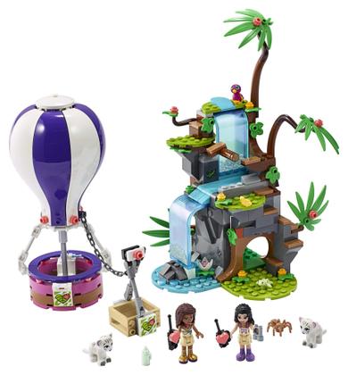 Imagem de LEGO Friends Tiger Hot Air Balloon Jungle Rescue 41423 Friends Adventure Set Apresenta um Balão de Ar Quente de Brinquedo Amigos Figuras Construíveis para Horas de Diversão Criativa, Nova 2020 (302 Peças)