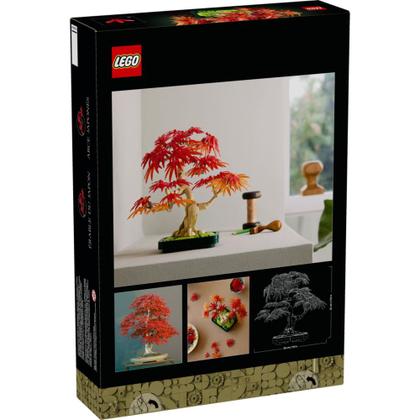 Imagem de LEGO Icons - Árvore de Bonsai de Bordo Vermelho Japonês - Botanical Collection - 474 Peças - 10348