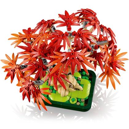 Imagem de LEGO Icons - Árvore de Bonsai de Bordo Vermelho Japonês - Botanical Collection - 474 Peças - 10348