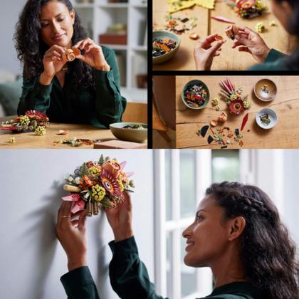 Imagem de LEGO Icons - Centro de Mesa de Flores Secas 812 peças - 4111110314