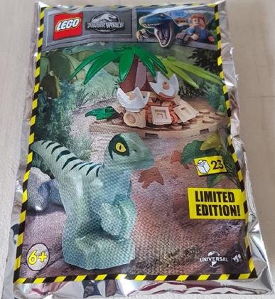 Imagem de LEGO Jurassic World: Ninho de Dinossauro com Bebê Raptor