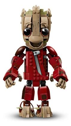 Imagem de Lego Marvel Groot Com Macacão dos Saqueadores 604 Pçs- 76341