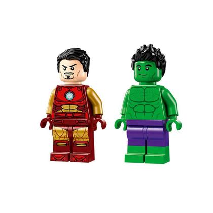 Imagem de LEGO Marvel - Homem de Ferro com motocicleta e o Hulk 76287