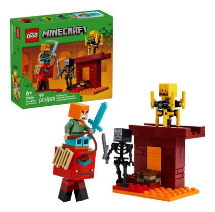 Imagem de Lego Minecraft A Batalha Da Lava Nether (21266)