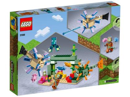 LEGO Minecraft A Batalha do Guardião 255 Peças - 21180 - Blocos de ...