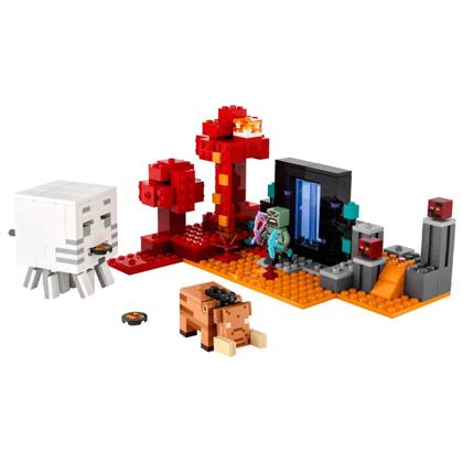 Imagem de LEGO Minecraft Emboscada no Portal do Nether 352 Pçs 8+21255