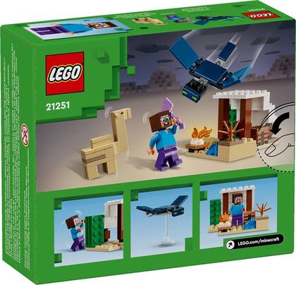Imagem de Lego Minecraft Expedição ao Deserto de Steve 75 Peças - 21251