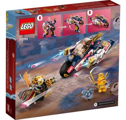 嵐 Lego Ninjago 71792 - Moto De Corrida Mutável De Sora 384 Pçs