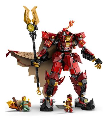 Imagem de Lego Ninjago 71846 O Meca Cavaleiro De Fogo Com Pôster