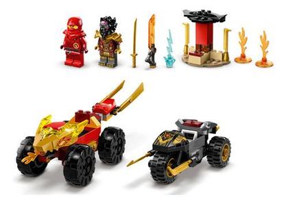 Imagem de Lego Ninjago - Batalha De Carro E Moto De Kai E Ras - 103 Pç