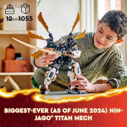 LEGO NINJAGO Cole's Titan Dragon Mech 71821 - Brinquedo com