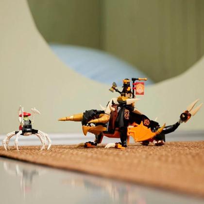 Imagem de Lego Ninjago Dragão De Terra EVO Do Cole Blocos Montar 285 Peças 71782