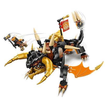 Lego Ninjago Dragão de Terra EVO do Cole Com 71782 285 Peças