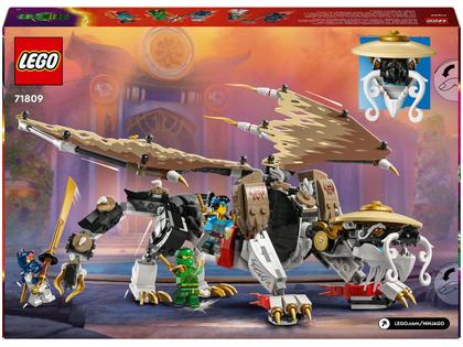 Imagem de LEGO NINJAGO Egalt, o Dragão Mestre Brinquedo de Herói 71809