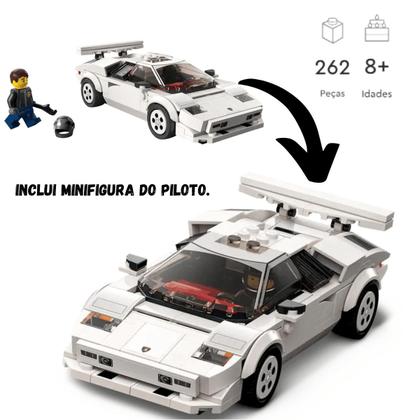 Lego Speed Champions Lamborghini Countach 262 peças 76908 - Blocos