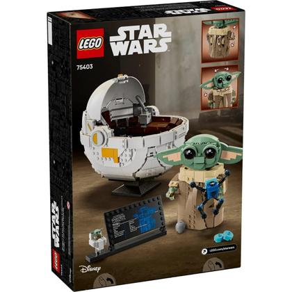 Imagem de Lego Star Star Wars Grogu Com Berço Voador 1048 Peças 75403