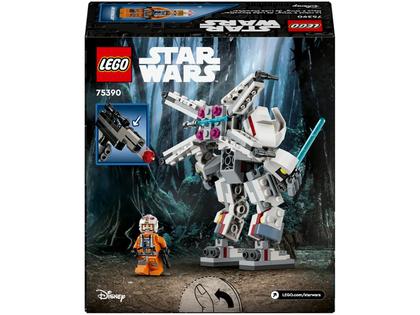 Lego star wars luke skywalker mech x-wing 195 peças - 75390