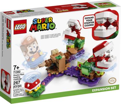 Imagem de LEGO Super Mario Piranha Planta Intrigante Desafio Expansão Set 71382 Kit de Construção Brinquedo Exclusivo para Crianças Criativas, Novo 2021 (267 Peças)