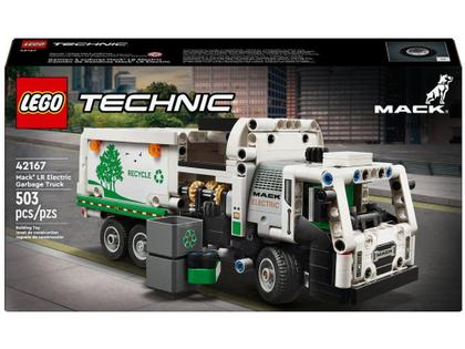 Imagem de LEGO Technic Caminhão de Lixo Mack LR Electric - 42167 503 Peças