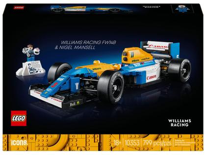 Imagem de LEGO Williams Racing FW14B e Nigel Mansell 