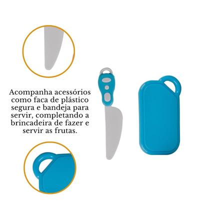 Imagem de Legumes P/ Cortar Tá na Mesa Rec Rec C/ 10pçs tiras autocolantes - Zoop