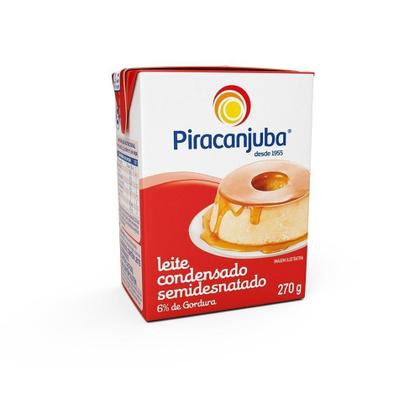 Imagem de Leite Condensado Piracanjuba Tetra Pack 270g Embalagem com 27 Unidades
