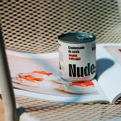 Leite Condensado Vegetal de Aveia Vegano Nude - 330g - Bebida Vegetal