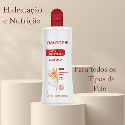 Imagem de Leite De Aveia Corporal 400ml Todos Os Tipos De Pele Davene