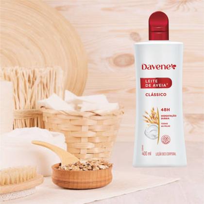 Imagem de Leite De Aveia Corporal 400ml Todos Os Tipos De Pele Davene