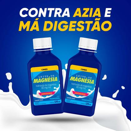 Imagem de Leite de Magnésia 8% Tradicional 120ml