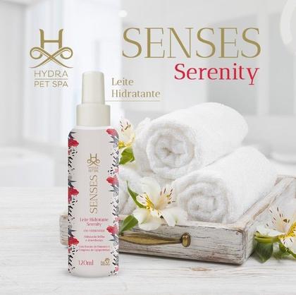 Imagem de Leite Hidratante Para Cachorro Gato Hydra Pet Spa Senses Serenity Extrato Damasco 120mL