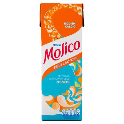 Imagem de Leite UHT Desnatado Zero Lactose Molico 1L com Tampa