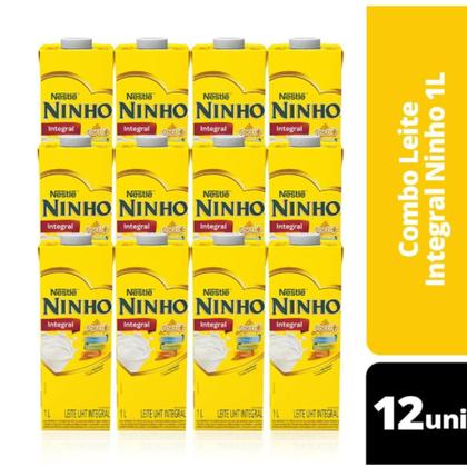 Imagem de Leite UHT Integral Ninho Vit 1L kit com 12 Unidades