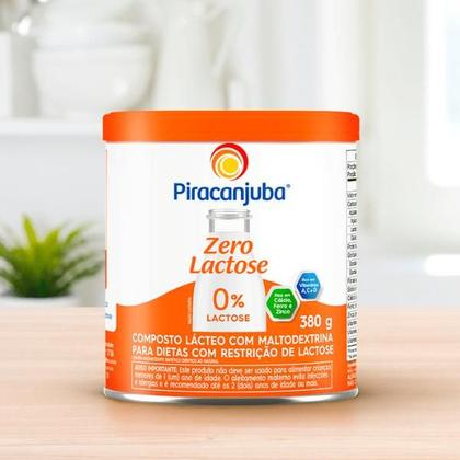 Composto Lácteo Piracanjuba Zero Lactose 380g