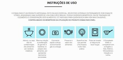 Imagem de Leiteira Esmaltada Ewel - 16cm - 1,8L