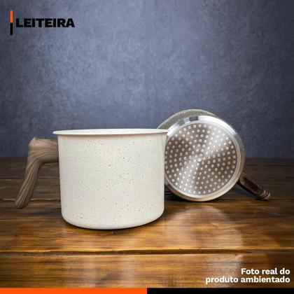 Imagem de Leiteira Fervedor Antiaderente 1,5 Litros Revestimento Interno Cerâmica Indução