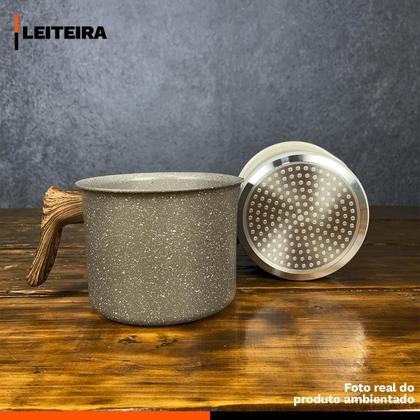 Imagem de Leiteira Fervedor Antiaderente 1,5 Litros Revestimento Interno Cerâmica Indução